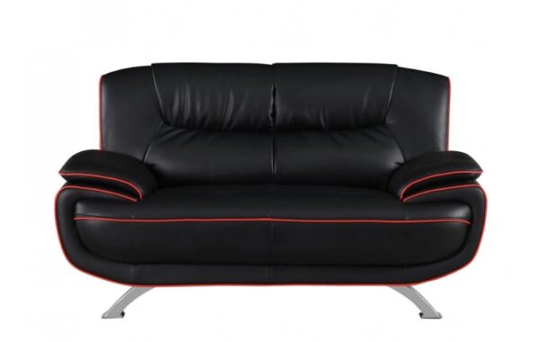 405 Black Loveseat By GU Furniture - Image 4