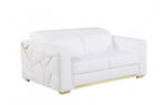 1120 Loveseat DivanItalia Top Grain Italian Leather by Gu Furniture