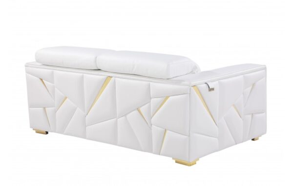 1120 Loveseat DivanItalia Top Grain Italian Leather by Gu Furniture - Image 2