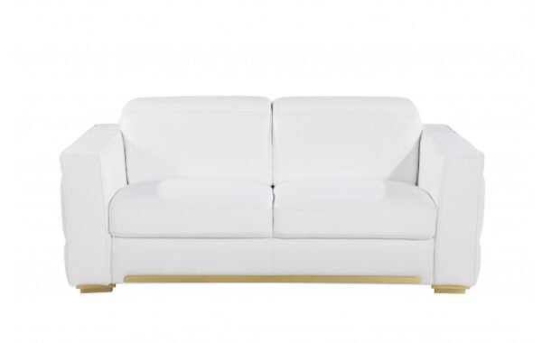 1120 Loveseat DivanItalia Top Grain Italian Leather by Gu Furniture - Image 3