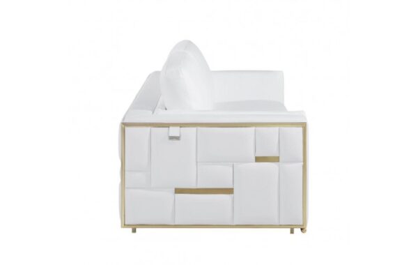 1130 Loveseat DivanItalia Top Grain Italian Leather by Gu Furniture - Image 2