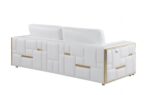 1130 Loveseat DivanItalia Top Grain Italian Leather by Gu Furniture - Image 3