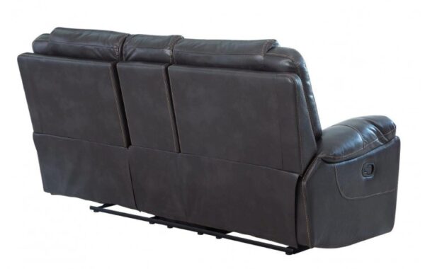5108 Leather-Aire Manual Reclining Console Loveseat by Gu Furniture - Image 3