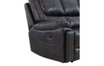 5108 Leather-Aire Manual Reclining Console Loveseat by Gu Furniture - Image 4