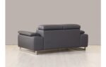 636 DivanItalia Top Grain Italian Leather Loveseat By GU Furniture - Image 2