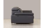 636 DivanItalia Top Grain Italian Leather Loveseat By GU Furniture - Image 3