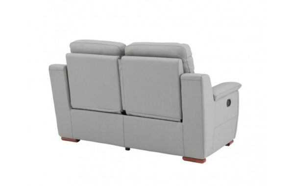 9408 DivanItalia Top Grain Italian Leather Loveseat By GU Furniture - Image 3