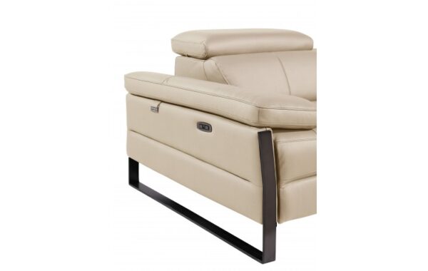 1246 DivanItalia Top Grain Italian Leather Loveseat By GU Furniture - Image 5