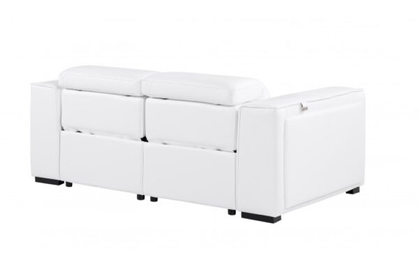 1224 DivanItalia Top Grain Italian Leather Loveseat By GU Furniture - Image 4