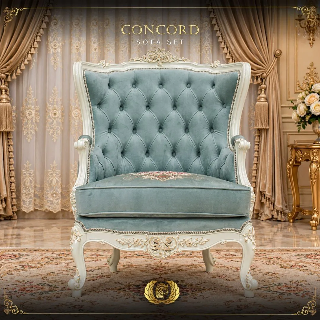 Handmade Pearl Mint Green Concord Chair 1 | Mobilia Cleopatra 3 Handmade Pearl Mint Green Concord Chair 1