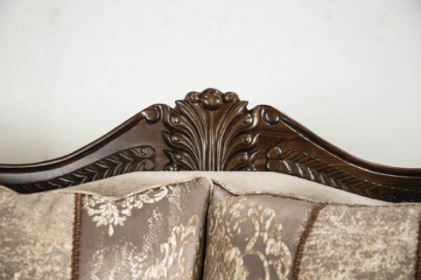 Andalusia Traditional Light Brown and Dark Cherry Sofa SM6450-SF by Furniture of America - Image 3