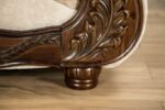Andalusia Traditional Light Brown and Dark Cherry Sofa SM6450-SF by Furniture of America - Image 4