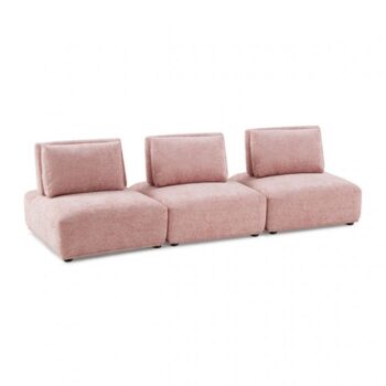 Stavanger 3-Seater Sofa in Pink Bouclé FM63001PK-A