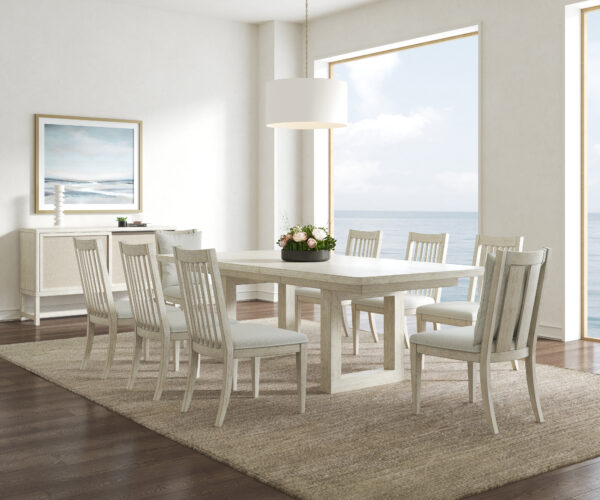 Cotiere Rectangular Dining Table with Modern Square Legs By Art Furniture - Image 3