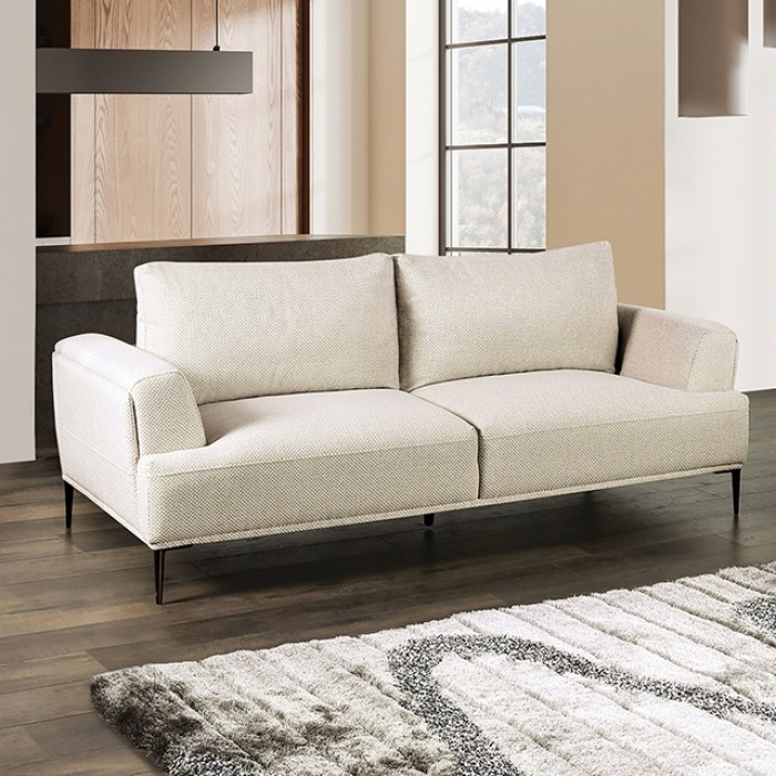 Gladbach Beige Sofa | Fm63007Bg-Sf By Furniture Of America | Mobilia Cleopatra 3 Gladbach Beige Sofa