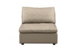 1100 Italian Leather Armless Chair By Gu Furniture - Image 5