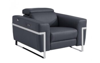 990 Chair in Genuine Leather By Gu Furniture