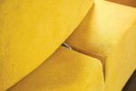 Stavanger 2-Seater with Square Ottoman in Yellow Chenille FM63001YL-C by Furniture of America