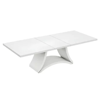 D313 High Gloss White Dining Table By Gu Furniture