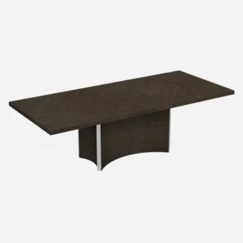 D845 High Gloss Dark Gray Dining Table By Gu Furniture