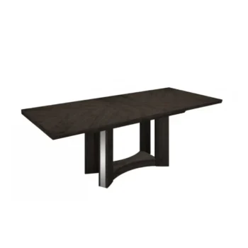 grey wood dining table