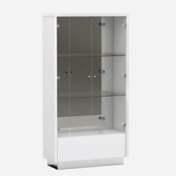 High Gloss White Vetrina
