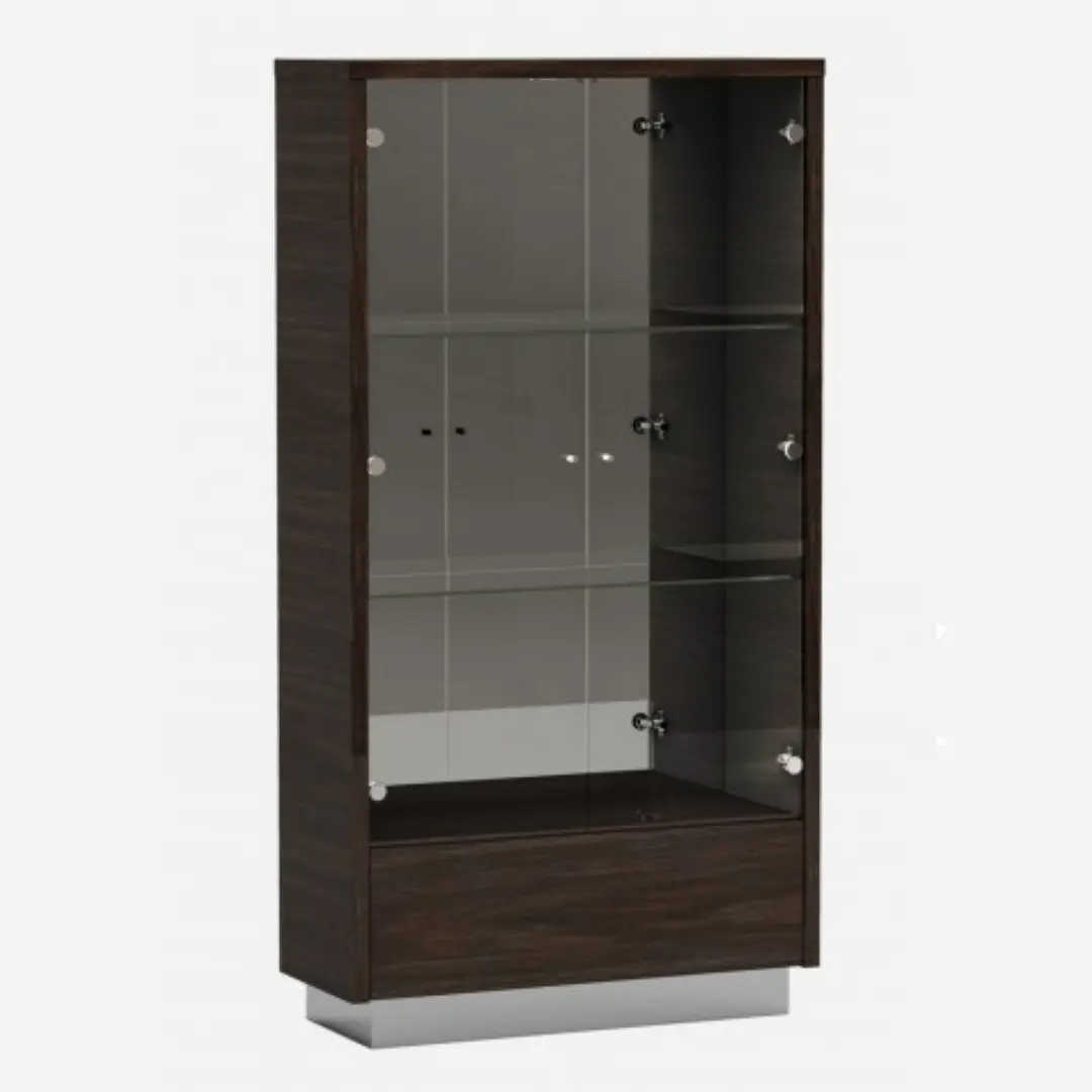 D832 High Gloss Wenge Vetrina By Gu Furniture | Mobilia Cleopatra 3 D832 High Gloss Wenge Vetrina By Gu Furniture - Image 1