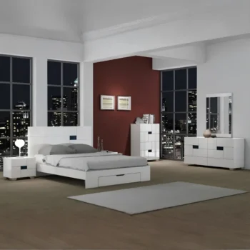 Aria King 4PC Bedroom Set By Gu Furniture