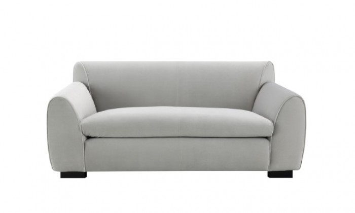 Severo Loveseat In Light Gray Velvet – Fm61005Lg-Lv By Furniture Of America | Mobilia Cleopatra 3 Severo Loveseat in Light Gray Velvet – FM61005LG-LV by Furniture of America