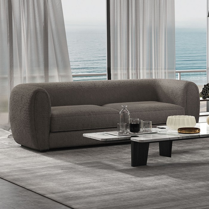 Verdal Sofa In Charcoal Gray Boucle – Fm61001Gy-Sf By Furniture Of America | Mobilia Cleopatra 3 Verdal Sofa in Charcoal Gray Boucle – FM61001GY-SF by Furniture of America