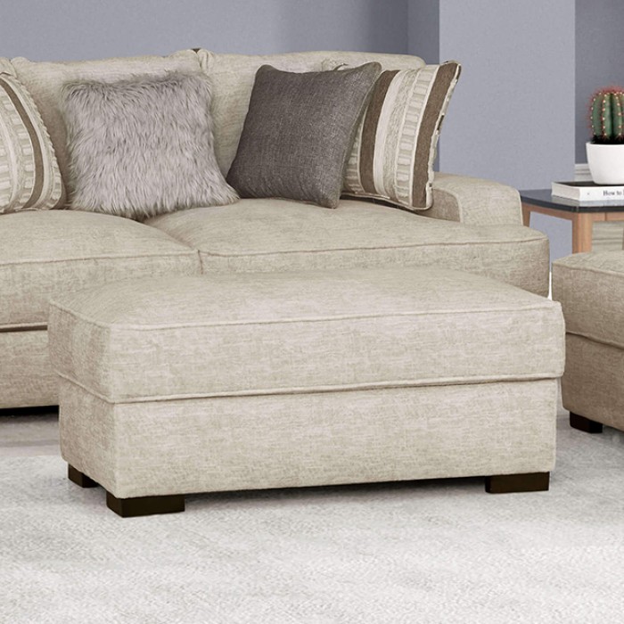 Ardenfold Ottoman In Beige Fabric – Fm64201Bg-Ot By Furniture Of America | Mobilia Cleopatra 3 Ardenfold Ottoman in Beige Fabric – FM64201BG-OT by Furniture of America