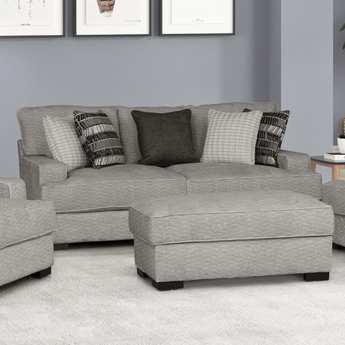Ardenfold Sofa In Gray Fabric – Fm64201Gy-Sf By Furniture Of America | Mobilia Cleopatra 3 Ardenfold Sofa in Gray Fabric – FM64201GY-SF by Furniture of America