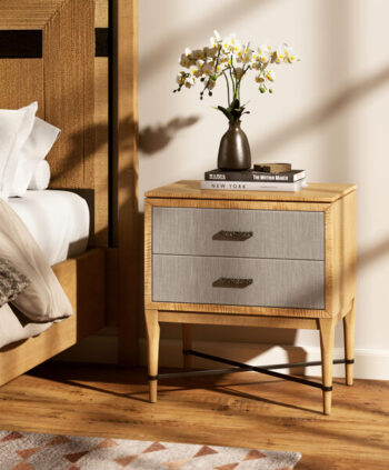 Loft Nightstand in Fabric Finish