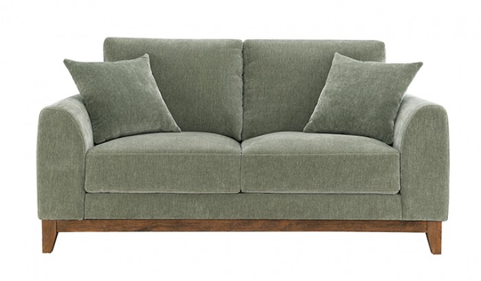 Watton Loveseat In Olive Green Chenille – Fm64008Gr-Lv By Furniture Of America | Mobilia Cleopatra 3 Watton Loveseat in Olive Green Chenille – FM64008GR-LV by Furniture of America