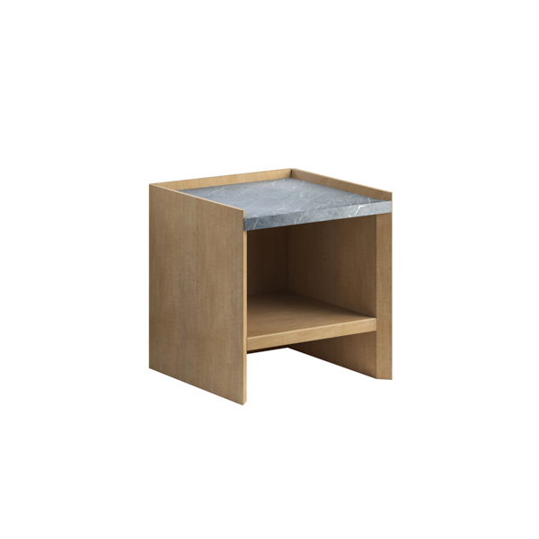 Loft End Table With Marble Top By Art Furniture | Mobilia Cleopatra 3 Loft End Table with Marble Top