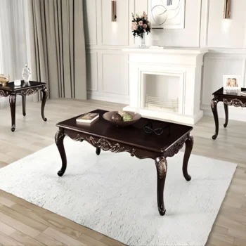 Palencia Traditional Dark Cherry Coffee Table FM45005C by Furniture of America
