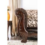 Quirino Traditional Loveseat in Light & Dark Brown – SM6416-LV by Furniture of America