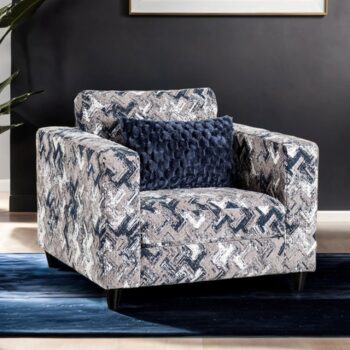Harlow Transitional Light Gray Chenille Chair – FM61008LG-CH-PT
