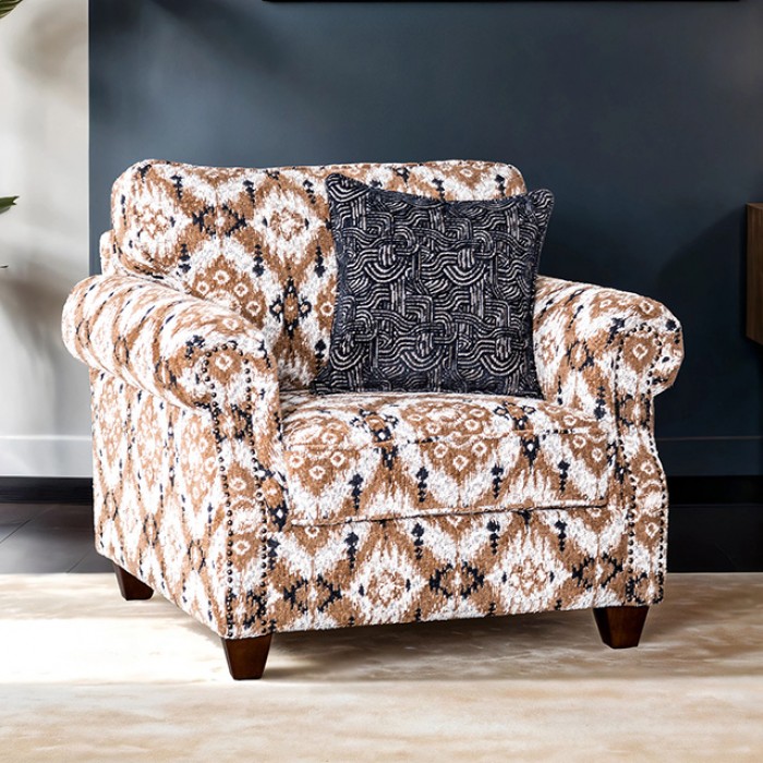 Earley Light Gray Transitional Accent Chair – Fm61009Wh-Ch-Pt By Furniture Of America | Mobilia Cleopatra 3 Earley Light Gray Transitional Accent Chair – FM61009WH-CH-PT