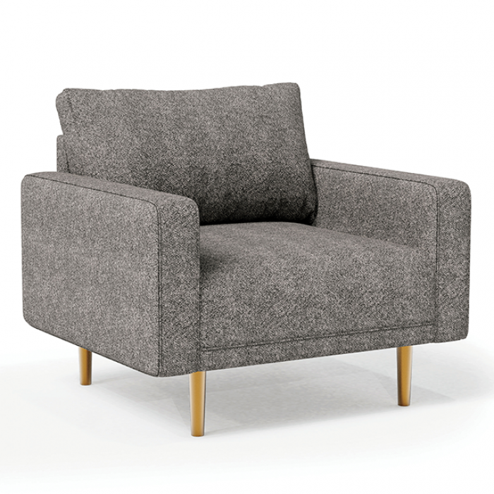Elverum Contemporary Charcoal Gray Boucle Chair – Fm61000Gy-Ch By Furniture Of America | Mobilia Cleopatra 3 Elverum Contemporary Charcoal Gray Boucle Chair – FM61000GY-CH