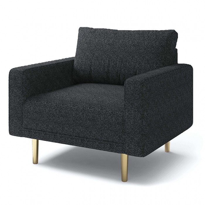 Elverum Contemporary Black Boucle Chair – Fm61000Bk-Ch By Furniture Of America | Mobilia Cleopatra 3 Elverum Contemporary Black Boucle Chair – FM61000BK-CH