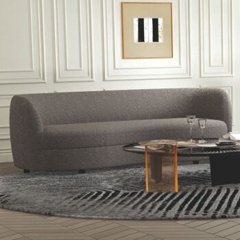 Versoix Contemporary Charcoal Gray Boucle Sofa – FM61003GY-SF