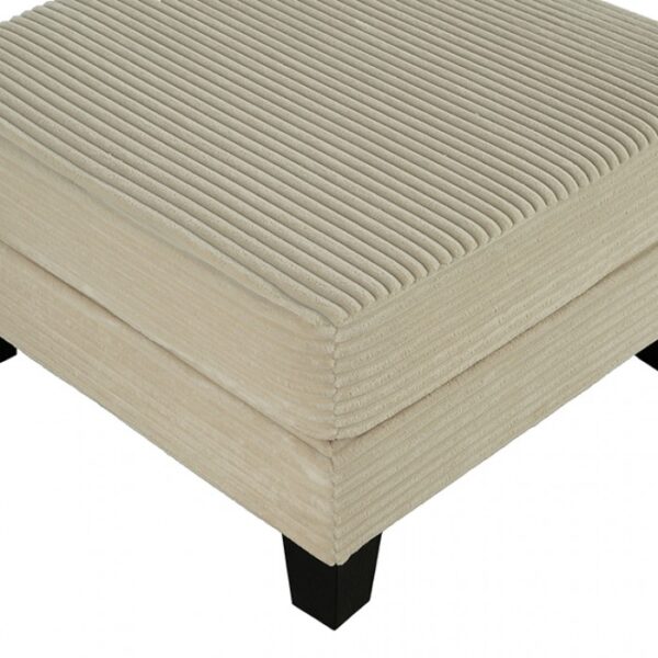 Moretaine Beige Storage Ottoman with Hidden Compartment – SL6932BG-OT