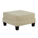 Moretaine Beige Storage Ottoman with Hidden Compartment – SL6932BG-OT