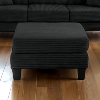 Moretaine Black Storage Ottoman with Hidden Compartment – SL6932BK-OT