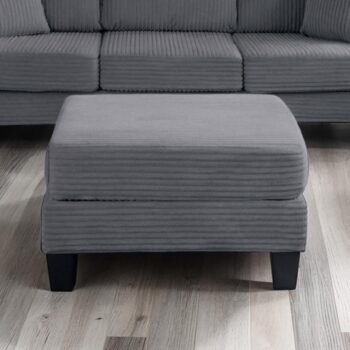 Moretaine Dark Gray Storage Ottoman with Hidden Compartment – SL6932DG-OT