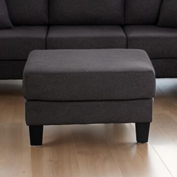 Cinderford Dark Gray Storage Ottoman with Hidden Storage – SL6936DG-OT