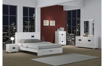 Aria King 4PC Bedroom Set By Gu Furniture