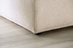 Stavanger Beige Bouclé L-Sectional – Contemporary Modular Sofa with Extendable Backrest | FM63001BG-F