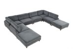 Dagenham Gray Sectional Sofa [B] – Contemporary Modular Comfort | FM6800GY-B